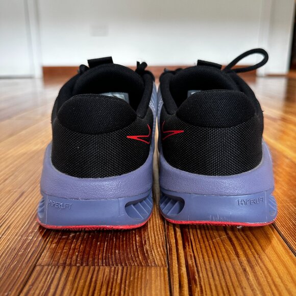 Womens Size 9 Nike Metcon 9 in black/metallic silver/purple/red - Picture 3 of 10